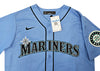 Seattle Mariners Julio Rodriguez Autographed Light Blue Nike Jersey Size Medium Beckett BAS QR Stock #213110