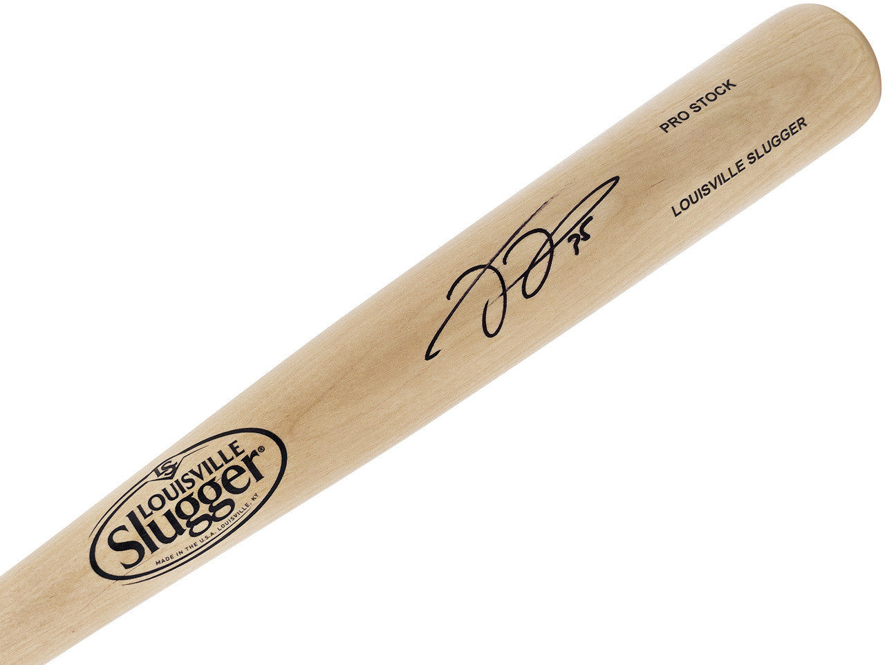 Frank Thomas Autographed Blonde Louisville Slugger Baseball Bat Chicago White Sox Beckett BAS Witness Stock #265860