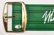 Mike Tyson & Evander Holyfield Autographed Green WBC World Championship Boxing Belt JSA QR Stock #239483