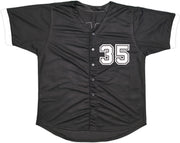 Chicago White Sox Frank Thomas Autographed Black Jersey Beckett BAS Witness Stock #239750