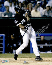 Frank Thomas Autographed 16x20 Photo Chicago White Sox Beckett BAS Witness Stock #239751