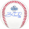 Zac Gallen Autographed Official 2023 World Series Logo MLB Baseball Arizona Diamondbacks Beckett BAS Witness Stock #227323