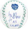 Luis Robert Jr. Autographed Official 2023 All Star Game Logo MLB Game Baseball Chicago White Sox "1st AS Game" Beckett BAS Witness Stock #227326