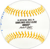 Luis Robert Jr. Autographed Official Gold Glove Logo MLB Baseball Chicago White Sox Beckett BAS Witness Stock #227327