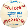 Mike Butcher Autographed Official AL Baseball California Angels SKU #227410