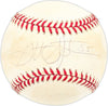 Garrett Stephenson Autographed Official 1992 World Series Logo MLB Baseball Philadelphia Phillies SKU #227446