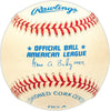 Ed Kazak Autographed Official AL Baseball St. Louis Cardinals, Cincinnati Reds SKU #227569