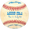 Skip Lockwood Autographed Official AL Baseball Milwaukee Brewers, New York Mets SKU #227603