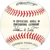 Sammy Taylor Autographed Official NL Baseball Chicago Cubs, New York Mets SKU #227728