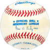 Les Norman Autographed Official AL Baseball Kansas City Royals SKU #227795