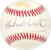 Mike Woodard Autographed Official AL Baseball San Francisco Giants SKU #227863