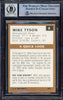 Mike Tyson Autographed 1991 Tuff Stuff Jr. Magazine Card #6 Auto Grade Gem Mint 10 Beckett BAS #15498037