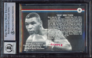 Mike Tyson Autographed 1991 Players International Ringlords Sample Card Auto Grade Gem Mint 10 Beckett BAS #15498048