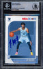 Ja Morant Autographed 2019-20 Hoops Rookie Card #259 Memphis Grizzlies Beckett BAS #15248862