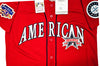 Seattle Mariners Ken Griffey Jr. Autographed Red Authentic Mitchell & Ness 1997 All Star Game Jersey Size L Jackie Robinson Patch Beckett BAS Witness Stock #212471