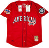 Seattle Mariners Ken Griffey Jr. Autographed Red Authentic Mitchell & Ness 1997 All Star Game Jersey Size XL Jackie Robinson Patch Beckett BAS Witness Stock #212470