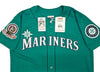 Seattle Mariners Ken Griffey Jr. Autographed Teal Authentic Mitchell & Ness 1995 Authentic Cooperstown Collection Jersey Size XL Negro League Patch Beckett BAS Witness Stock #212468