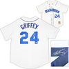 Seattle Mariners Ken Griffey Jr. Autographed White Authentic Mitchell & Ness 1989 Authentic Cooperstown Collection Jersey Size XL Beckett BAS Witness Stock #212476
