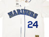 Seattle Mariners Ken Griffey Jr. Autographed White Authentic Mitchell & Ness 1989 Authentic Cooperstown Collection Jersey Size XL Beckett BAS Witness Stock #212476