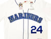 Seattle Mariners Ken Griffey Jr. Autographed White Authentic Mitchell & Ness 1989 Authentic Cooperstown Collection Jersey Size L Beckett BAS Witness Stock #212477