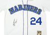 Seattle Mariners Ken Griffey Jr. Autographed White Authentic Mitchell & Ness 1989 Authentic Cooperstown Collection Jersey Size L Beckett BAS Witness Stock #212479