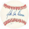 John Van Ornum Autographed Official League Baseball San Francisco Giants Coach Beckett BAS QR #BH040991