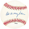 Bill Mooneyham Autographed Official League Baseball Oakland A's Beckett BAS QR #BH040993
