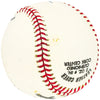 Bill Mooneyham Autographed Official League Baseball Oakland A's Beckett BAS QR #BH040993