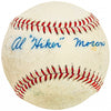 Al "Hiker" Moran Autographed Official Wilson Baseball New York Mets Vintage Signature Beckett BAS QR #BH039007