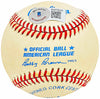 Frank Baumann Autographed Official AL Baseball Boston Red Sox Beckett BAS QR #BH039028
