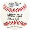 Andre Dawson Autographed Official NL Baseball Montreal Expos, Chicago Cubs Beckett BAS QR #BH039037