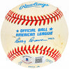Bob Bailey Autographed Official AL Baseball Boston Red Sox "Best Wishes" Beckett BAS QR #BH039043