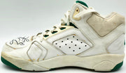 Gary Payton Autographed White Game Used Nike Shoes Seattle Supersonics Size 13 Beckett BAS QR #BR84871 & BR84872
