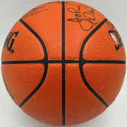 1976-77 Portland Trail Blazers Team Autographed Spalding NBA Game Basketball With 7 Signatures Including Bill Walton Beckett BAS #AE31354