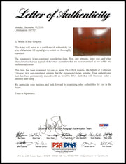 Muhammad Ali Autographed Red Everlast Boxing Glove "6-20-87" LH Beckett BAS & PSA/DNA #H47327