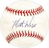 Matt Wise Autographed Official MLB Baseball Los Angeles Angels, Milwaukee Brewers SKU #225969
