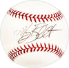 Morgan Burkhart Autographed Official MLB Baseball Boston Red Sox, Kansas City Royals SKU #225999