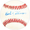 Bob Dillinger Autographed Official NL Baseball St. Louis Browns SKU #226008