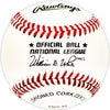 Bob Dillinger Autographed Official NL Baseball St. Louis Browns SKU #226008