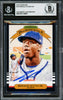 Ronald Acuna Jr. Autographed 2019 Donruss Diamond Kings Card #16 Atlanta Braves Beckett BAS #16710467