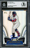 Ronald Acuna Jr. Autographed 2019 Panini Certified Card #17 Atlanta Braves Beckett BAS #16710507