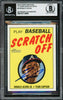 Ronald Acuna Jr. Autographed 2020 Topps Heritage Scratch Off Card #5 Atlanta Braves Beckett BAS #16710990