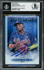 Ronald Acuna Jr. Autographed 2022 Topps Stars of MLB Card #SMLB-2 Atlanta Braves Beckett BAS #16711369