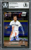 Julio Rodriguez Autographed 2022 Stadium Club Chrome Rookie Card #148 Seattle Mariners Beckett BAS #16706545