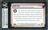 Juan Soto Autographed 2019 Topps Big League Gold Border Card #397 New York Mets Beckett BAS #16703926