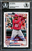 Juan Soto Autographed 2021 Bowman Card #67 New York Mets Beckett BAS #16704300