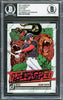 Juan Soto Autographed 2021 Donruss Unleashed Rapture Card #UNL14 New York Mets Beckett BAS #16704306