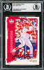 Juan Soto Autographed 2021 Donruss Diamond Kings Card #87 New York Mets Beckett BAS #16704314