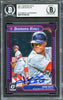 Juan Soto Autographed 2021 Donruss Optic Diamond Kings Card #20 New York Mets Beckett BAS #16704325