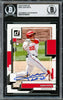 Juan Soto Autographed 2022 Donruss Card #225 New York Mets Beckett BAS #16704831
